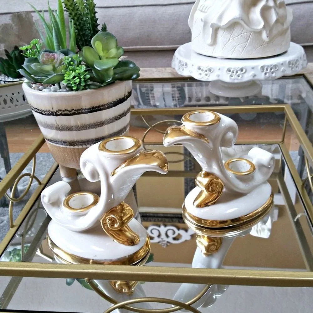 EXQUISITE Vintage ABINGDON Candle HOLDERS